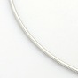 Style Casual 304 inoxydable chaîne serpent en acier colliers d'étranglement, avec fermoir pince de homard, 17.7 pouces (450 mm)