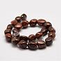 Natural Tiger Iron Bead Strands, Tumbled Stone, Nuggets