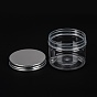 PET Airtight Food Storage Containers, for Dry Food, Snacks, Cosmetic, Candles, with Aluminum Screw Top Lid