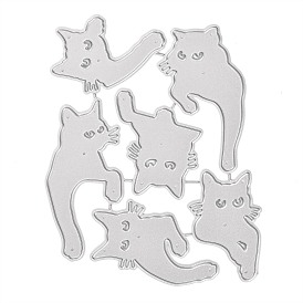 Kohlenstoffstahl Schneidwerkzeuge Schablonen, für DIY Scrapbooking / Fotoalbum, Dekorative Prägepapierkarte aus Papier, Katze