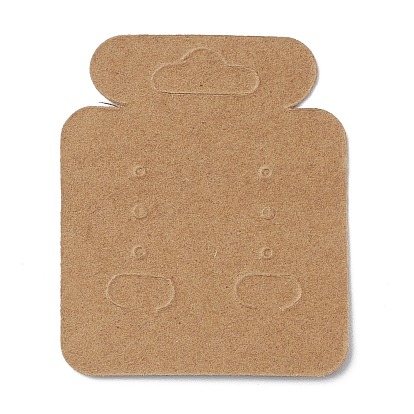Kraft Paper Earring Display Cards, Weight-shaped