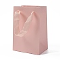 Kraft Paper Bags, with Ribbon Handles, Gift Bags, Shopping Bags, Rectangle