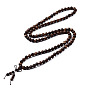 Bracelet de perles de mala, bracelet enroulé 4-boucle en palissandre, bijoux de prière de yoga pour hommes femmes
