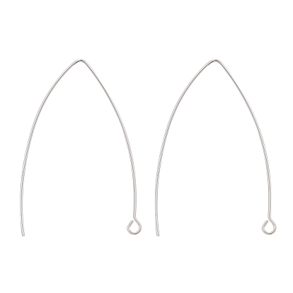 925 крючки для сережек из стерлингового серебра V-образной формы, маркиза ушная проволока