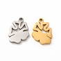 Ion Plating(IP) 304 Stainless Steel Charms, Flower