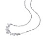 Tinysand 925 ожерелья принцессы в форме короны из стерлингового серебра с фианитом, 17.44 дюйм