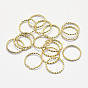 Long-Lasting Plated Brass Jump Rings, Real 18K Gold Plated, Nickel Free, Ring, Open Jump Rings