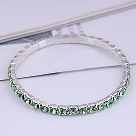 Minimalist Single Diamond Women's Bracelet - Unique Fashion Jewelry Accessory