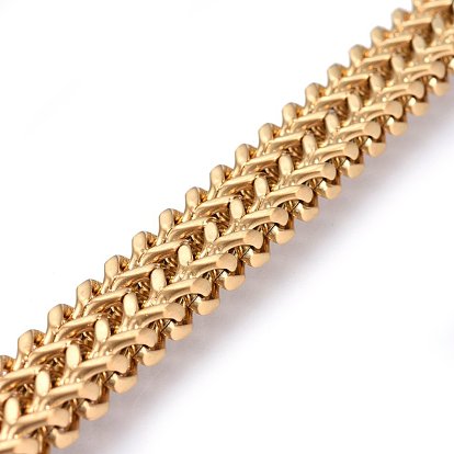 304 Stainless Steel Mesh Bracelets, with Brushed Magnetic Clasps