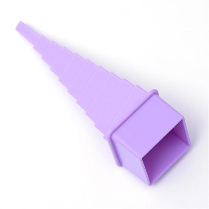 4pcs / set plástico torre de amigos quilling frontera establece el arte de papel de bricolaje, 80~110x33x33 mm