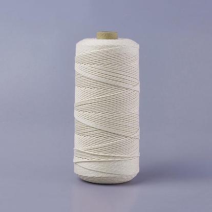Cordon en coton macramé, corde de coton torsadée, pour accrocher au mur, artisanat, emballage cadeau