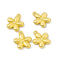 Rack Plating Alloy Charms, Cadmium Free & Lead Free & Nickle Free, Flower Charms