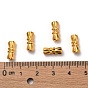 Brass Screw Clasps, 12x5mm, Hole: 0.5mm