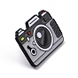 Alloy Enamel Brooches, Enamel Pin, with Clutches, Camera, Electrophoresis Black