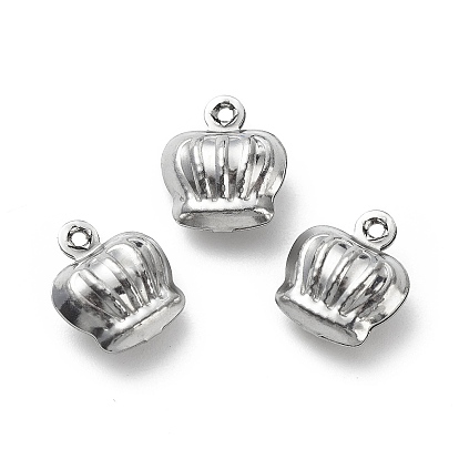304 Stainless Steel Pendants, Crown Charms