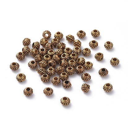 Brass Spacer Beads, Lead Free & Cadmium Free & Nickel Free, Rondelle