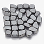 Magnetic Synthetic Hematite Beads, No Hole/Undrilled, Nuggets