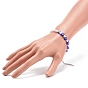 Пластиковый браслет с искусственным жемчугом и стеклянными бусинами миллефиори для женщин