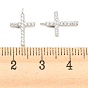 925 серебро из микрочипов с кубическим цирконием, крестик