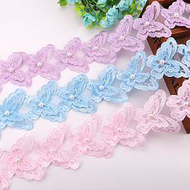 20 Yards Organza Embroidery Butterfly Lace Trim