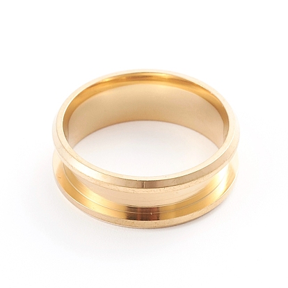 Ионное покрытие (ip) 201 рифленые кольца для пальцев из нержавеющей стали, кольцевой сердечник, для изготовления инкрустации