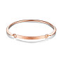 SHEGRACE Brass Bangle, with Forever Love