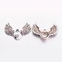 Alloy Pendants, Lead Free and Cadmium Free, Wing