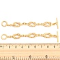 Brass Toggle Clasps with Links, for Jewelry Making