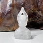Figurines de déesse du yoga sculptées en pierres précieuses, pour le bureau à domicile, ornement feng shui