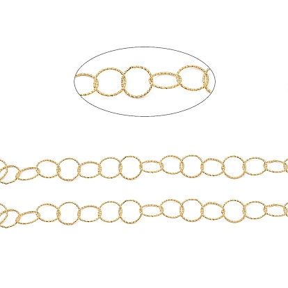 Revestimiento de iones (ip) 304 cadenas rolo con anillos de acero inoxidable