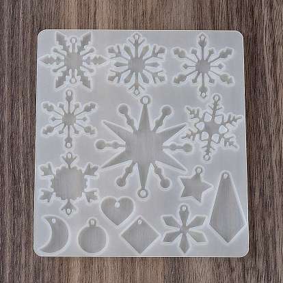 DIY Silicone Pendant Molds, Decoration Making, Resin Casting Molds, For UV Resin, Epoxy Resin Jewelry Making