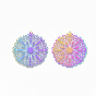 Ion Plating(IP) 304 Stainless Steel Filigree Pendants, Etched Metal Embellishments, Flower