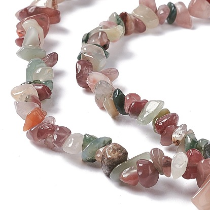 Natural Agate Chip Beads Strands