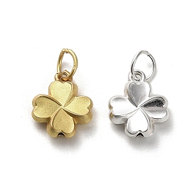 925 Sterling Silver Pendants, Clover Charms