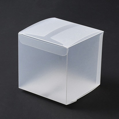 Прозрачные пластиковые коробки, квадратный