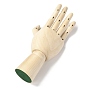 Mannequin d'artiste en bois, avec des doigts souples, palm