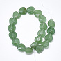 Natural Green Aventurine Beads Strands, Faceted, Heart