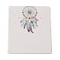 Cardboard Necklace Earring Set Display Cards, Rectangle