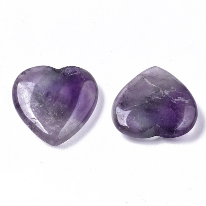 Natural & Synthetic Mixed GemStone, Heart Love Stone, Pocket Palm Stone for Reiki Balancing