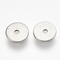 304 Stainless Steel Spacer Beads, Flat Round/Disc