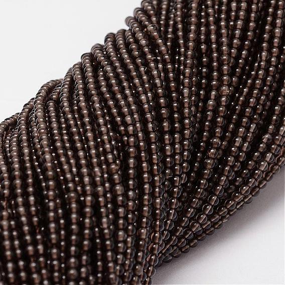 Natural Smoky Quartz Beads Strands, Round