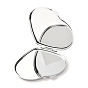 Espejos cosméticos de hierro bricolaje, para resina epoxi bricolaje, corazón