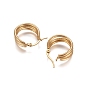 304 Stainless Steel Geometric Hoop Earrings, Hypoallergenic Earrings, Multi-Layer Earrings, Ring