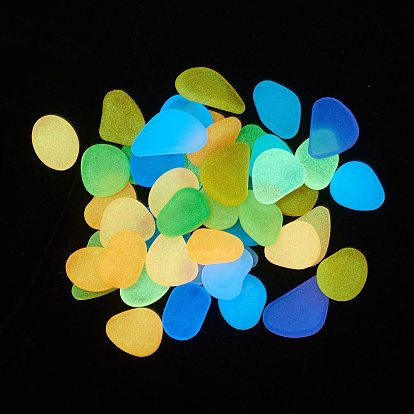 Acrylic Luminous Cabochons, Decorate Accessories, Irregular-shaped