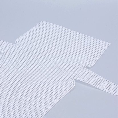 Feuilles de toile de maille en plastique, pour la broderie, fabrication de fil acrylique, projets de tricot et de crochet