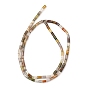 Pierres précieuses perles, Tube, naturel agate indienne, 3x5mm, Trou: 1mm