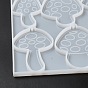 Силиконовые формочки для кабошонов грибов, формы для литья смолы, для уф-смолы, изготовление изделий из эпоксидной смолы
