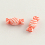 Perles acryliques de style artisanal, candy, 7x15x5mm, trou: 2 mm, environ 1200 pcs / 500 g