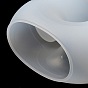Moules en silicone pour bougeoir bricolage en forme de U à double colonne, moules de coulée de ciment en plâtre de résine