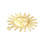Brass Pendants, Sun with Human Face
